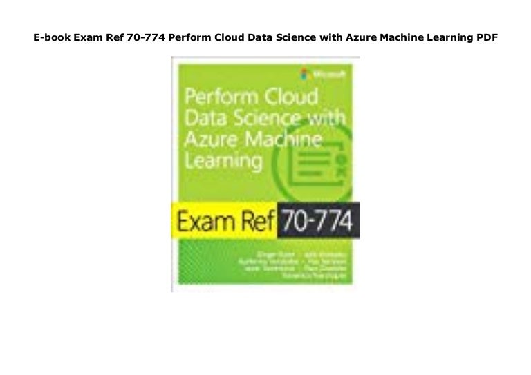 azure machine learning book