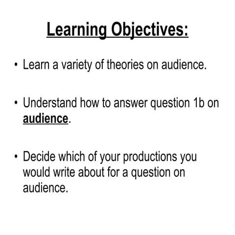 Exam 1 b   audience