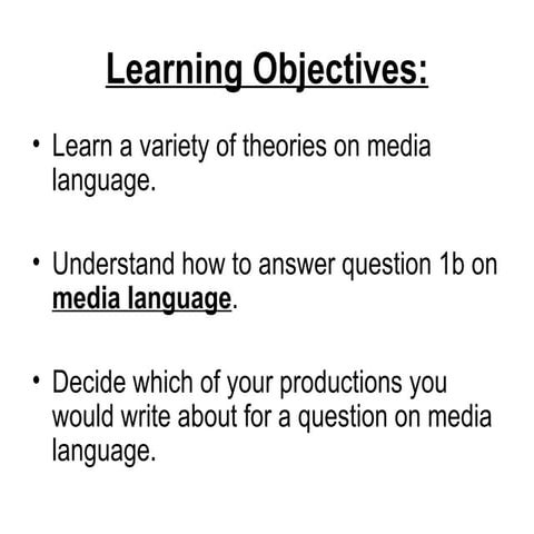 Exam 1 b   media language