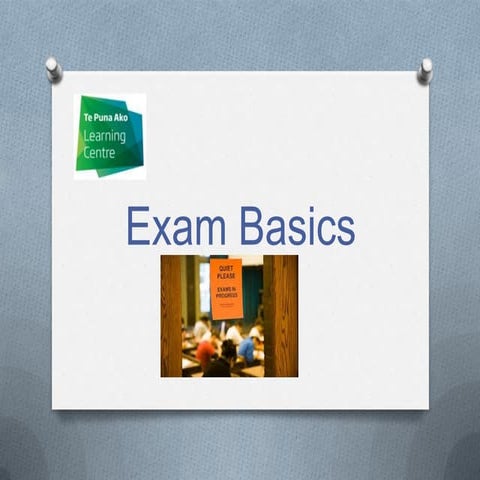 Exam basics may 8