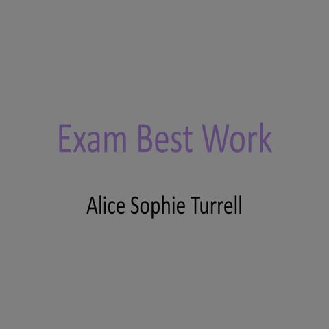 Exam Best Work
