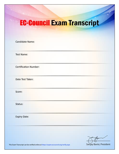 ec council exam