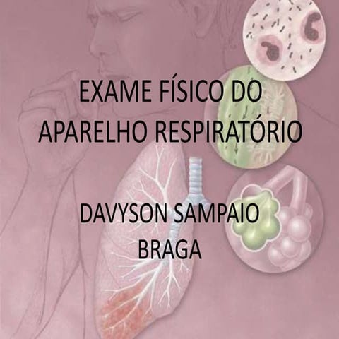 Exame Físico do Aparelho Respiratório (Davyson Sampaio Braga)