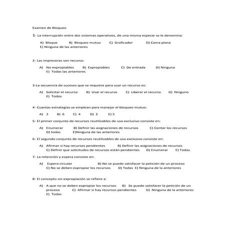 Examen de interbloqueos