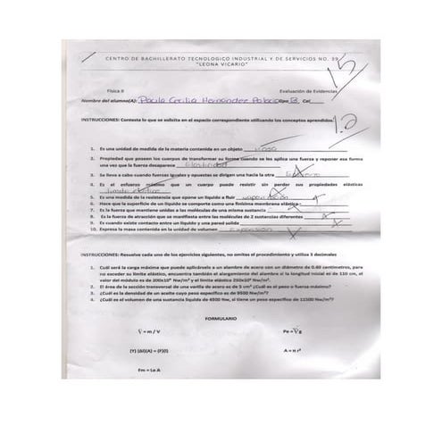 Examen corregido | PDF