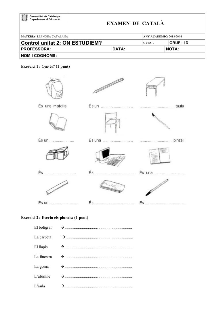 Examen 1 classe_1_d Examen 1 classe_1_d