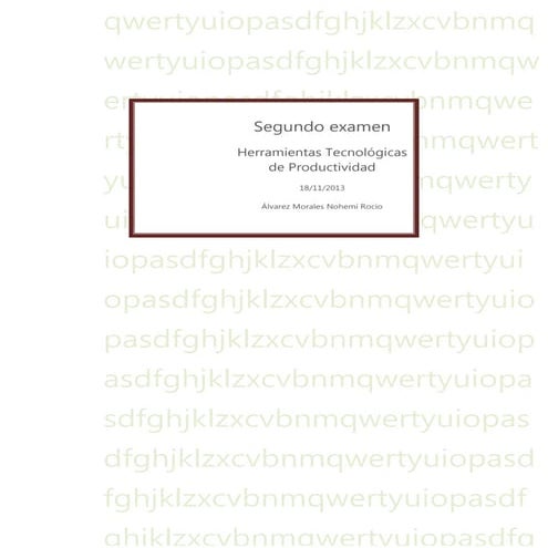 Examen alvarez morales nohemi rocio