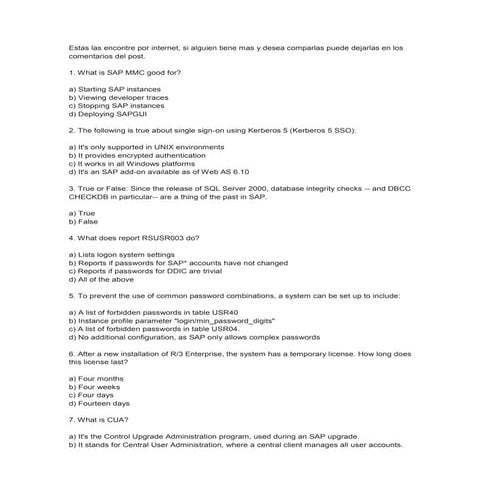 100 sap basis_interviwe_questions | PDF