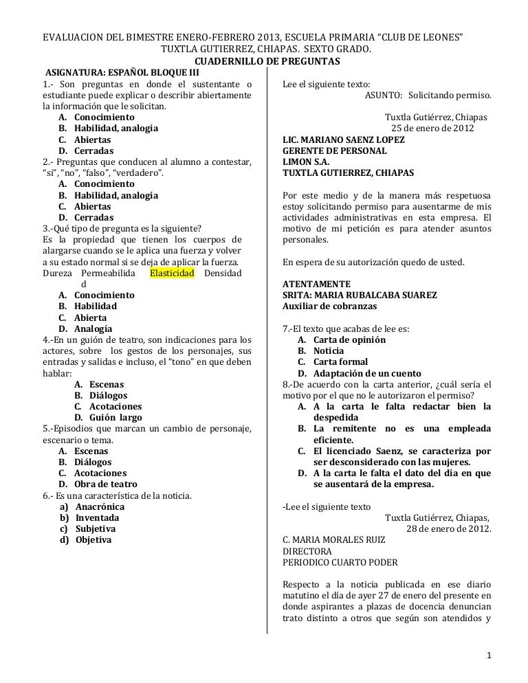preguntas cerradas y abiertas de ciencias naturales examen bimestre 3 sexto a 209 o preguntas cerradas y abiertas de ciencias naturales examen bimestre 3 sexto a 209 o