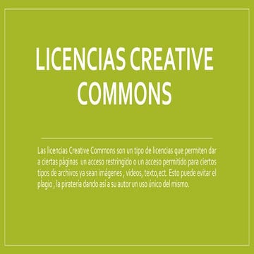Creative Commons, Youtube, Flickr, Slideshare, Ofimática web