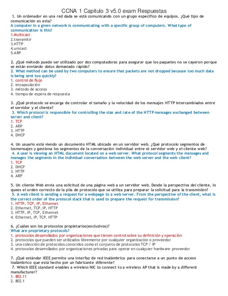 Examen Capitulo 3 Ccna1