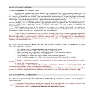 Examen corregido 1º eso