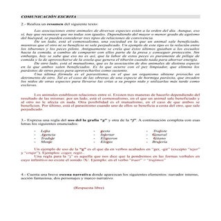 Examen corregido 2º eso