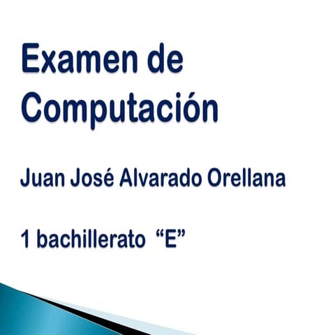 Examen de computación