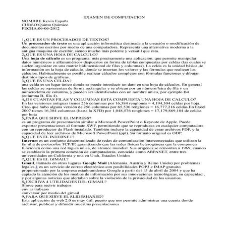 Examen de computacion qq,bb