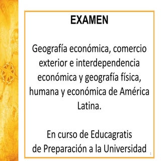 Examen de historia y geografia para...