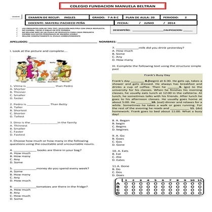 Examen de recuperación de ingles grado 7 plan 20 (1)