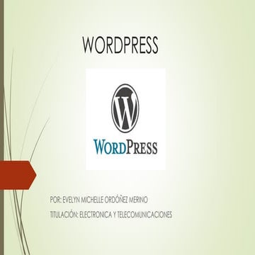 Examen de segundo bimestre (wordpress)