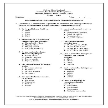 Examenes de 7 grado