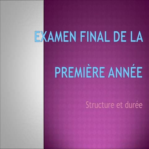 Examen final 1è_année