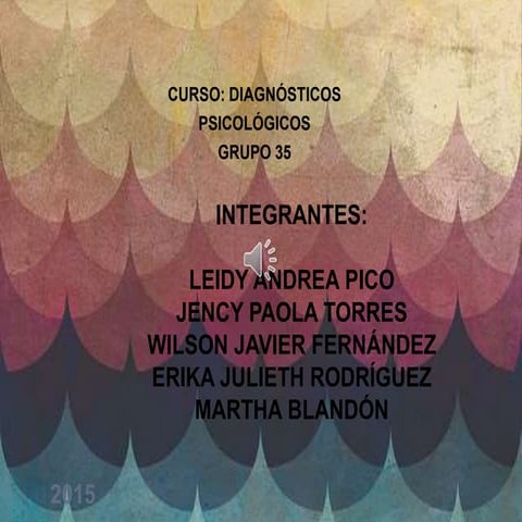evaluacion final grupo 39 diagnosticos psicologicos