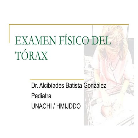 Examen físico del tórax