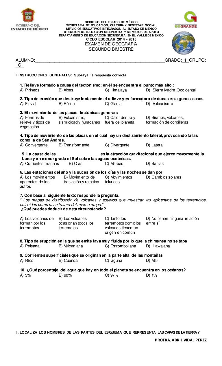 preguntas de geografia primaria examen geografia bimestre2 preguntas de geografia primaria examen geografia bimestre2