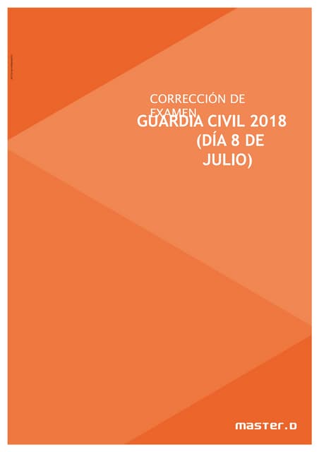 Examen guardia civil 2018 corregido 8 julio