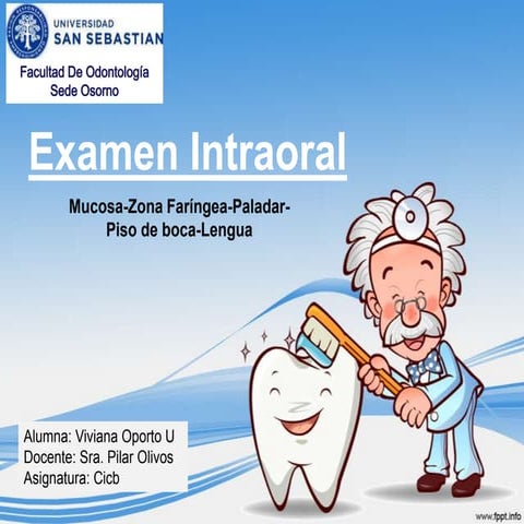 Examen intraoral