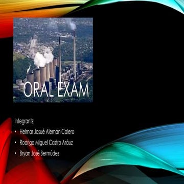 Examen oral i bimestre   pollution