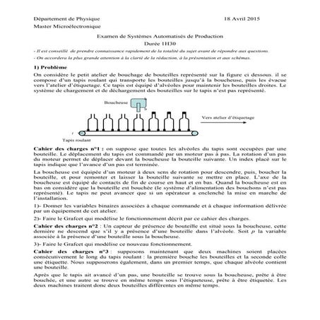 Examen sap master 2015