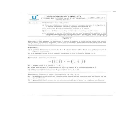 Examen selectividad septiembre 2013-andalucía-matemáticas