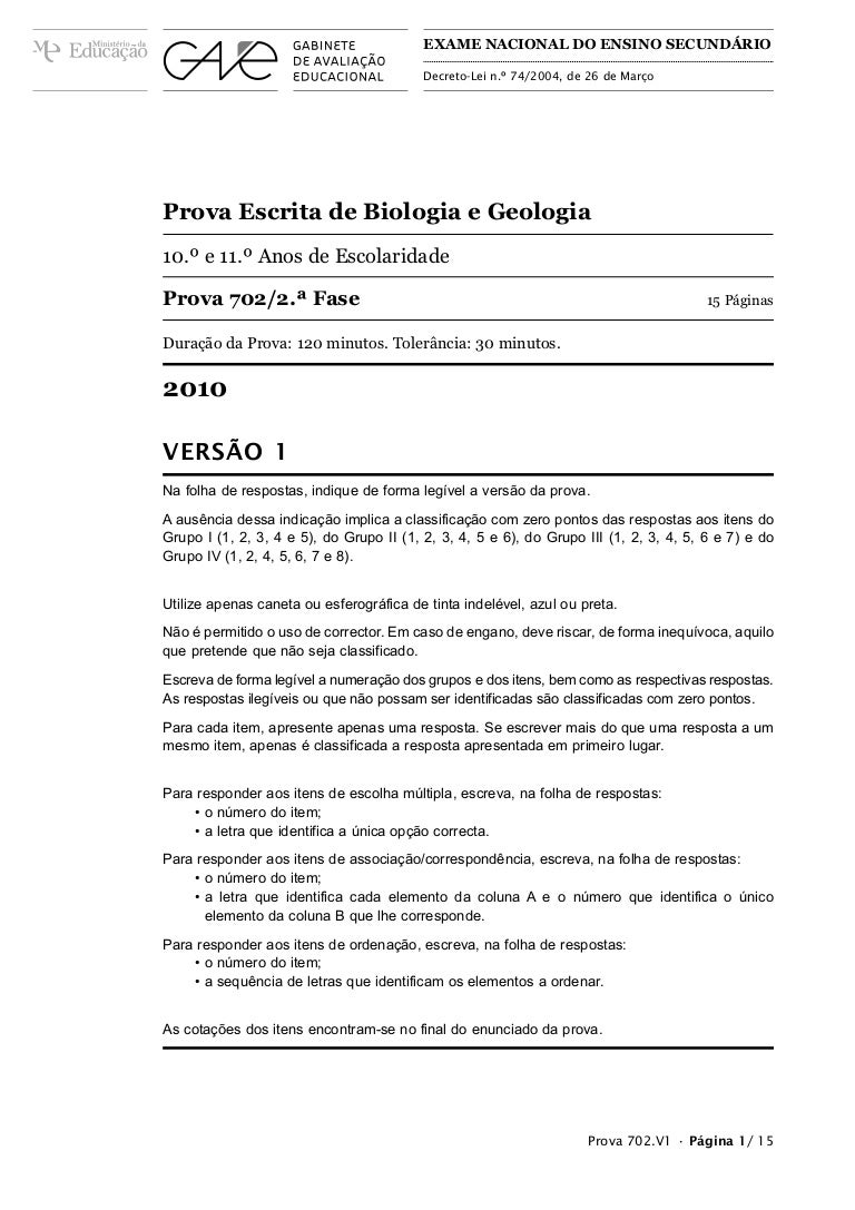 EXAMES NACIONAIS DESDE 2006