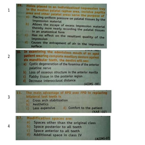 RPD exam Final year | PPTX
