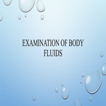 Examination of body fluids practical.pptx