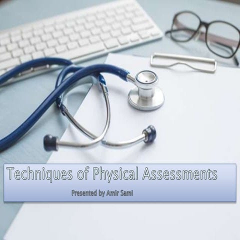 Examination of patient.