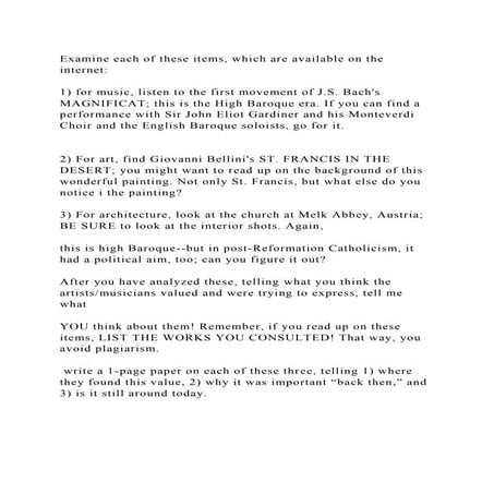 Examine each of these items, which are available on the internet .docx