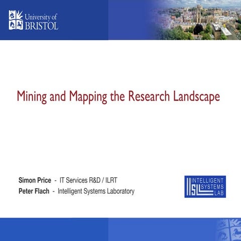 Mining and Mapping the Research Landscape