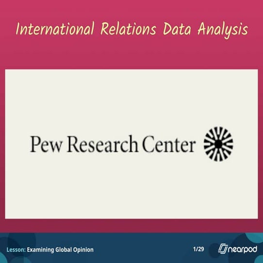 Examining global opinion