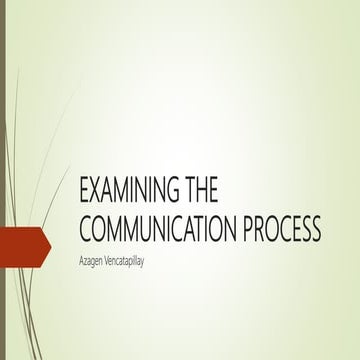 EXAMINING THE COMMUNICATION PROCESS - MBA.pptx