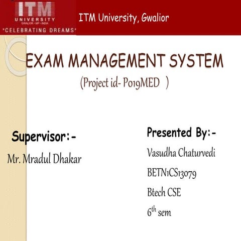 Exam management system