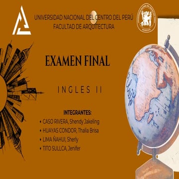 análisis a la catedral de huancayo en idioma ingles