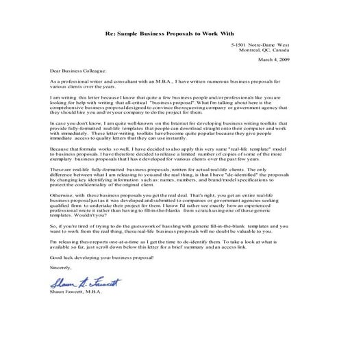 Example of proposal | DOC