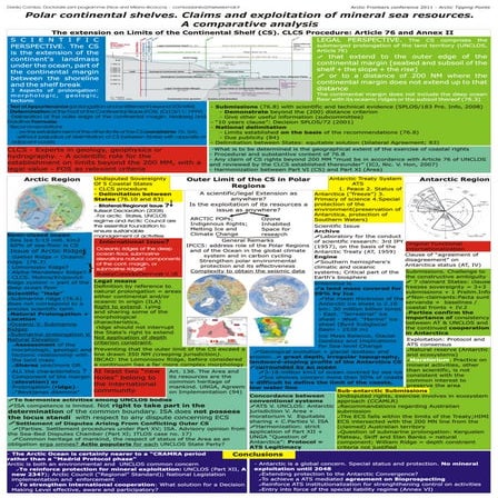 Poster continental shelf   polar regions