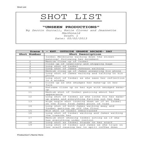 Screenplay final | DOCX