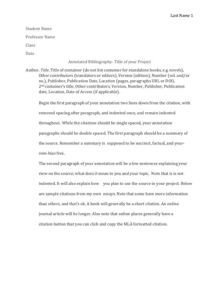 Apa annotated bibliography example pdf image