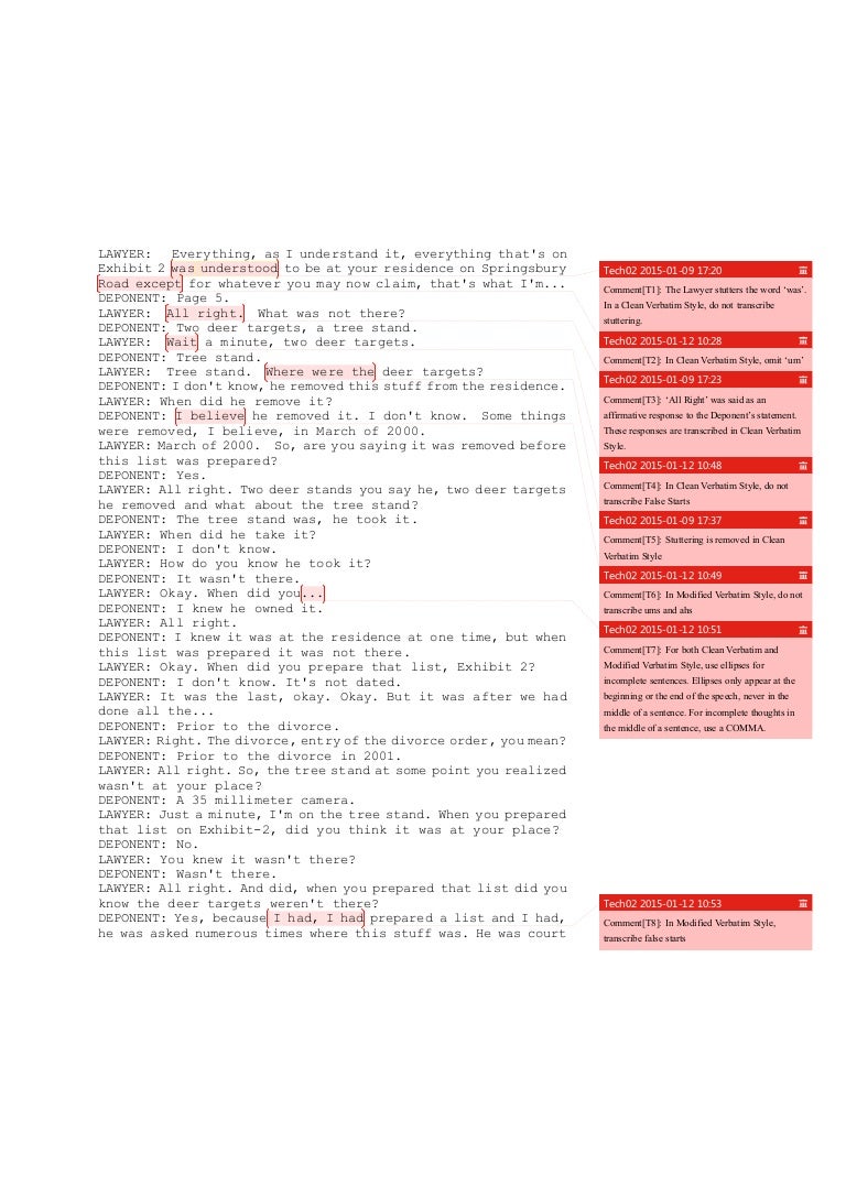 Example audio 1.1 transcription