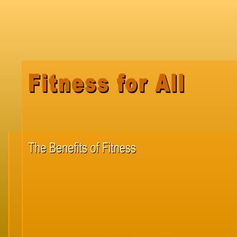Example benefits of-fitness-presentation