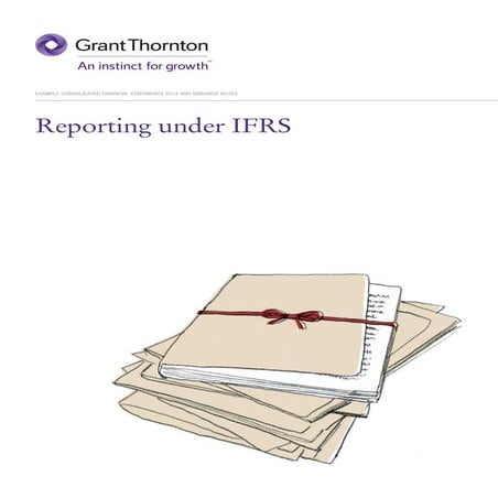 Example consolidated financial statements 2012 final