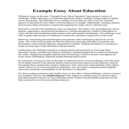 Example Essay About Education.pdf